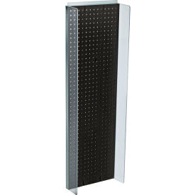 Global Approved 700350-BLK Pegboard Powering 13.75" x 44" Black 1 Piece