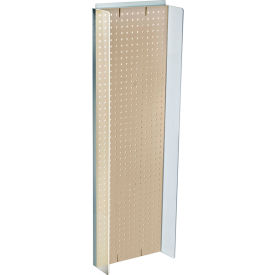 Global Approved 700350-ALM Pegboard Powering 13.75" x 44" Almond 1 Piece