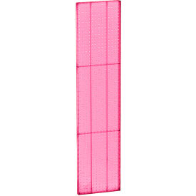 Global Approved 771360-PNK Pegboard Wall Panel 13.5" x 60" Pink Opaque - Pkg Qty 2