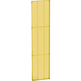 Global Approved 771360-YEL Pegboard Wall Panel 13.5" x 60" Yellow Opaque - Pkg Qty 2