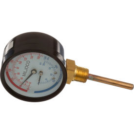 Allpoints 03.01.003.00 Press/Temp Gauge, 3" Dia., 50-290F, 0-200 PSI, For Hatco, 03.01.003.00 image.