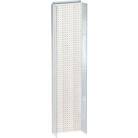 Global Approved 700354-WHT Pegboard Powerwing Display 14"W x 60"H WH 1 Pc