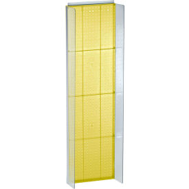 Global Approved 700356-YEL Pegboard Powerwing Display 16.75"W x 60"H YL 1 Pc