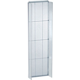 Global Approved 700356-CLR Pegboard Powerwing Display 16.75"W x 60"H CLR 1 Pc