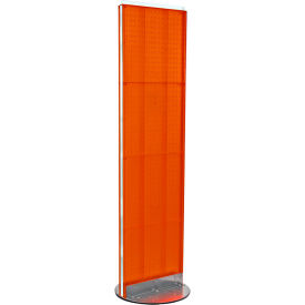 Global Approved 700250-ORG Pegboard Floor Stand 16"W x 60"H RG 1 Pc