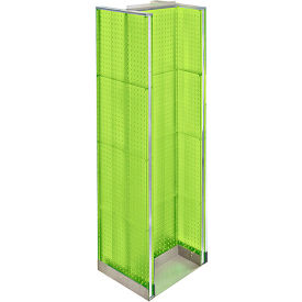 Global Approved 700430-GRE H-Shaped Pegboard Display 16"W x 60"H GN 1 Pc