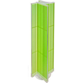 Global Approved 700460-GRE Pinwheel Pegboard Display W/RB 13.5"W x 60"H GN 1 Pc