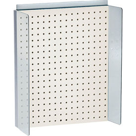 Global Approved 700357-WHT Pegboard Powerwing Display 16"W x 20.25"H WH 1 Pc