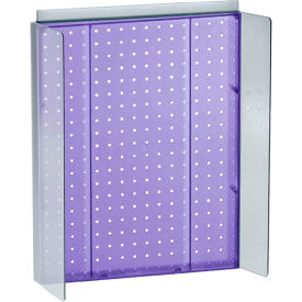 Global Approved 700357-PUR Pegboard Powerwing Display 16"W x 20.25"H PL 1 Pc