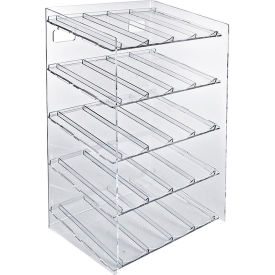 Global Approved 222485 20 Compartment Cosmetic Display 12"W x 18.5"H x 8.5"D CLR 1 Pc