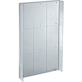 Global Approved 700358-CLR Pegboard Powerwing Display 24"W x 48"H CLR 1 Pc