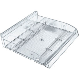 Global Approved 225820 Modular Cosmetic Tray  12"W x 3.5"H x 12"D CLR - Pkg Qty 2