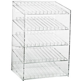Global Approved 222885 60 Compartment Cosmetic Display 12"W x 18.5"H x 8.5"D CLR 1 Pc