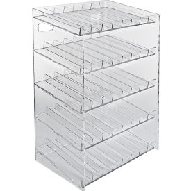 Global Approved 222685 40 Compartment Cosmetic Display 12"W x 18.5"H x 8.5"D CLR 1 Pc
