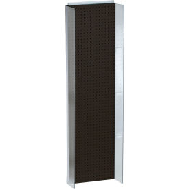Global Approved 700356-BLK Pegboard Powerwing Display 16.75"W x 60"H BK 1 Pc
