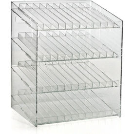 Global Approved 222884 48 Compartment Cosmetic Display 12"W x 14.5"H x 8.5"D CLR 1 Pc