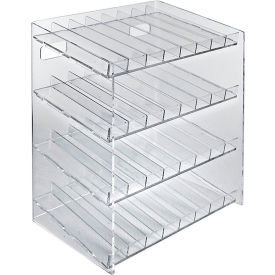 Global Approved 222684 32 Compartment Cosmetic Display 12"W x 14.5"H x 8.5"D CLR 1 Pc