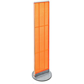 Global Approved 700277-ORG Pegboard Floor Stand 13.5"W x 60"H RG 1 Pc
