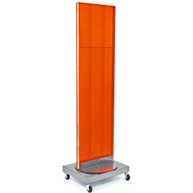 Global Approved 700253-ORG Pegboard Floor Stand 16"W x 66"H RG 1 Pc