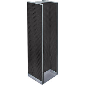 Global Approved 700430-BLK H-Shaped Pegboard Display 16"W x 60"H BK 1 Pc