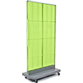 Global Approved 700732-GRE Pegboard Floor Display 32"W x 60"H GN 1 Pc