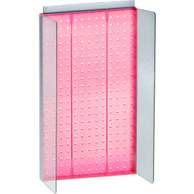 Global Approved 700355-PNK Pegboard Powerwing Display 13.5"W x 22"H PK 1 Pc