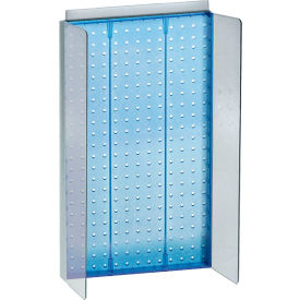 Global Approved 700355-BLU Pegboard Powerwing Display 13.5"W x 22"H BL 1 Pc