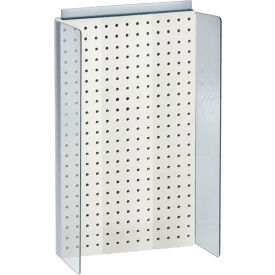 Global Approved 700355-WHT Pegboard Powerwing Display 13.5"W x 22"H WH 1 Pc