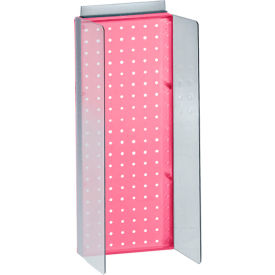 Global Approved 700359-PNK Pegboard Powerwing Display 8"W x 20.625"H PK 1 Pc