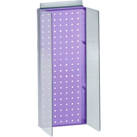 Global Approved 700359-PUR Pegboard Powerwing Display 8"W x 20.625"H PL 1 Pc