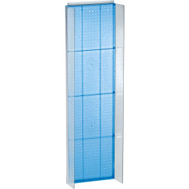 Global Approved 700356-BLU Pegboard Powerwing Display 16.75"W x 60"H BL 1 Pc