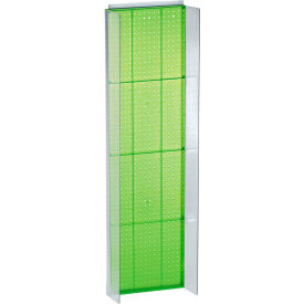 Global Approved 700356-GRE Pegboard Powerwing Display 16.75"W x 60"H GN 1 Pc