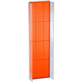 Global Approved 700356-ORG Pegboard Powerwing Display 16.75"W x 60"H RG 1 Pc