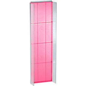 Global Approved 700356-PNK Pegboard Powerwing Display 16.75"W x 60"H PK 1 Pc