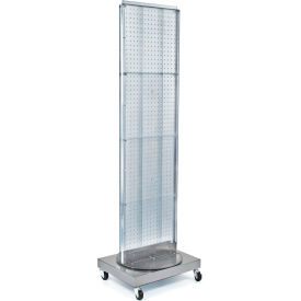 Global Approved 700253-CLR Pegboard Floor Stand 16"W x 66"H CLR 1 Pc