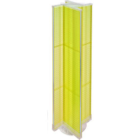 Global Approved 700460-YEL Pinwheel Pegboard Display W/RB 13.5"W x 60"H YL 1 Pc