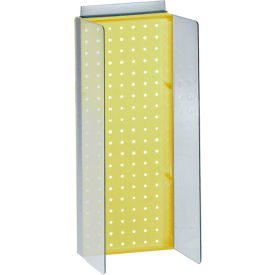 Global Approved 700359-YEL Pegboard Powerwing Display 8"W x 20.625"H YL 1 Pc
