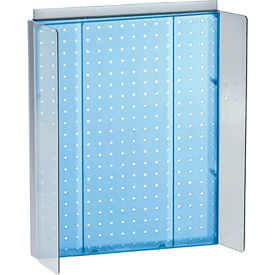 Global Approved 700357-BLU Pegboard Powerwing Display 16"W x 20.25"H BL 1 Pc