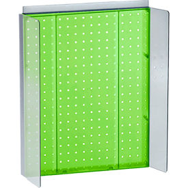 Global Approved 700357-GRE Pegboard Powerwing Display 16"W x 20.25"H GN 1 Pc