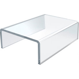 Global Approved 515332 Acrylic Riser 5.5"W x 2"H x 4"D CLR - Pkg Qty 4