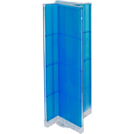 Global Approved 700420-BLU Pinwheel Pegboard Display 16"W x 60"H BL 1 Pc