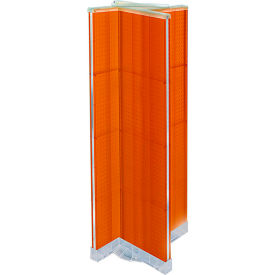 Global Approved 700420-ORG Pinwheel Pegboard Display 16"W x 60"H RG 1 Pc