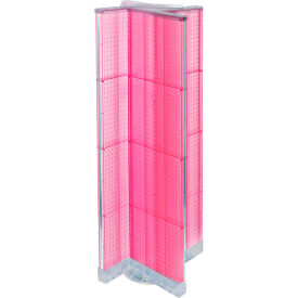 Global Approved 700420-PNK Pinwheel Pegboard Display 16"W x 60"H PK 1 Pc