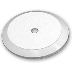 Global Approved 610105-WHT Flat Revolving Display Base 0.75"H x 5"Dia WH - Pkg Qty 10