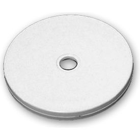 Global Approved 610144-WHT Flat Revolving Display Base 0.5"H x 4"Dia WH - Pkg Qty 10