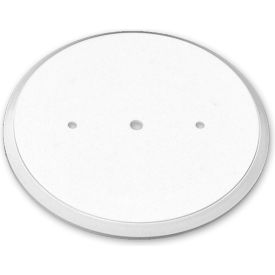 Global Approved 610112-WHT Flat Revolving Display Base 0.75"H x 12"Dia WH - Pkg Qty 10