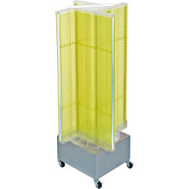 Global Approved 700445-YEL Pinwheel Pegboard Display 13.5"W x 44"H YL 1 Pc