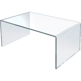 Global Approved 515311 Acrylic Riser Display 12"W x 6"H x 7.75"D CLR - Pkg Qty 4