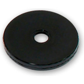 Global Approved 610133-BLK Flat Revolving Display Base 0.5"H x 3"Dia BK - Pkg Qty 10
