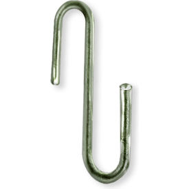 Global Approved 700024 Curve Hook For Gridwall 0.5"W x 2.25"L Metal - Pkg Qty 20